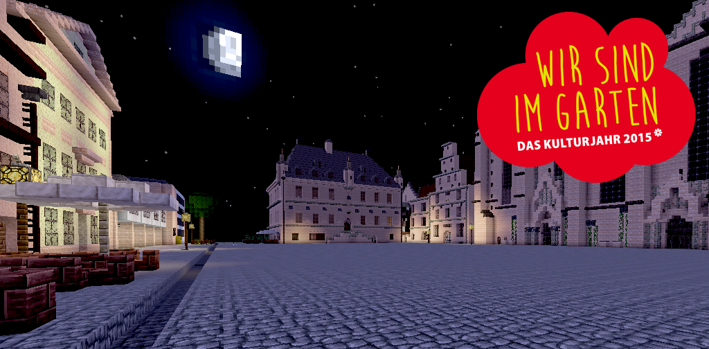 Minecraft-Nacht mit Logo (2)